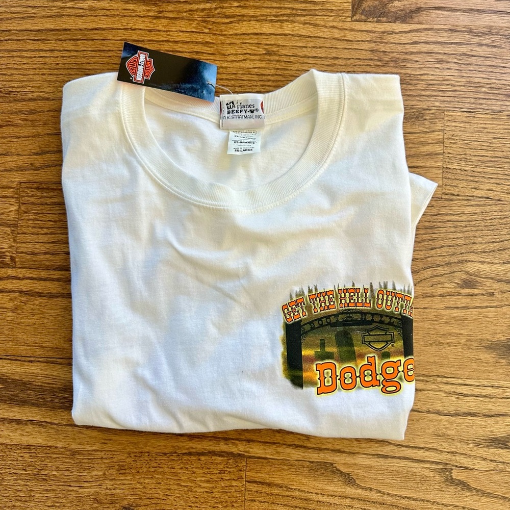 Harley-Davidson White Graphic Tee
